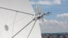 Czech Republic -- RFE/RL Radio Free Europe / Radio Liberty Headquaters, satellites on the roof, Prague, July15, 2014